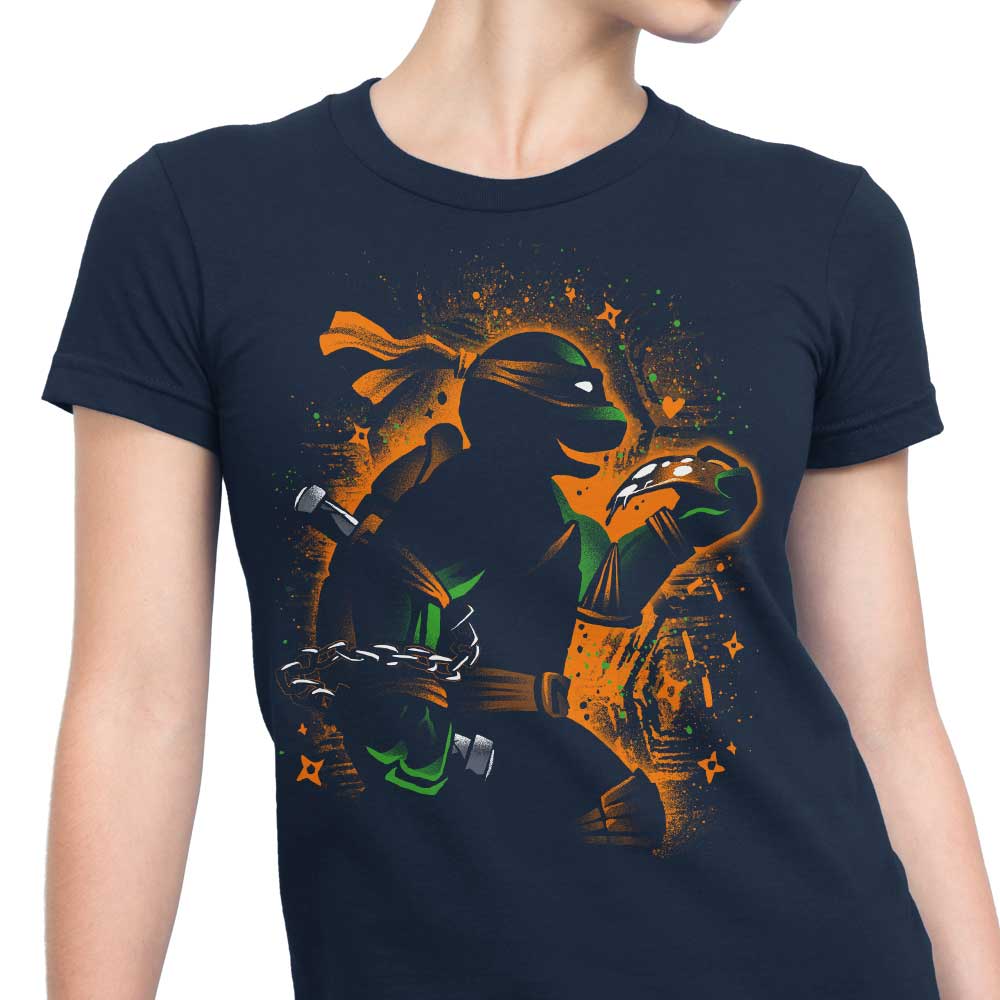 Stylish Orange Partying Ninja Women's Clothing Apparel