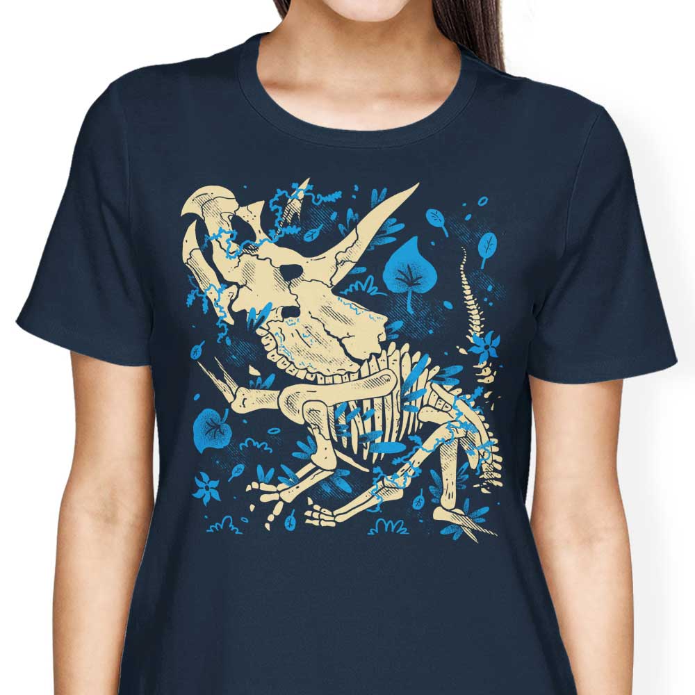 Women's Triceratops Fossils Inspired Apparel by Fitas Artwork