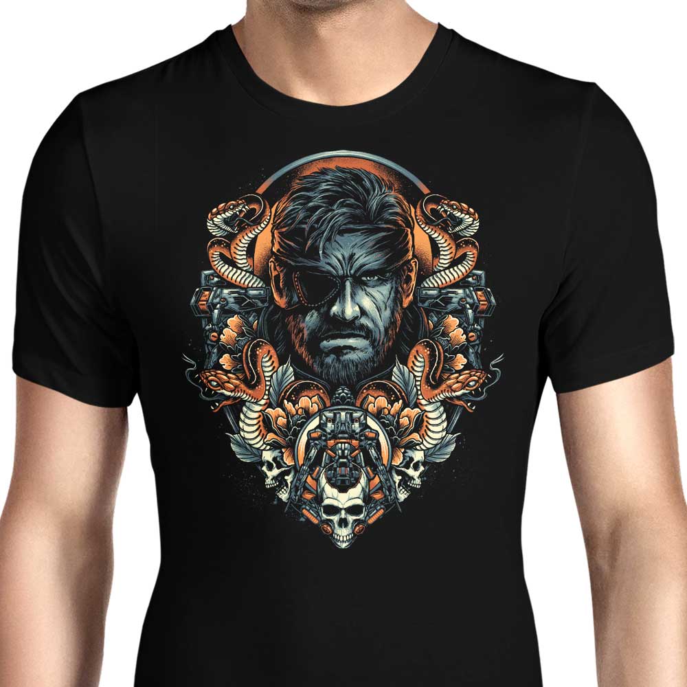 Stylish Snake Emblem Men's Apparel by Glitchygorilla