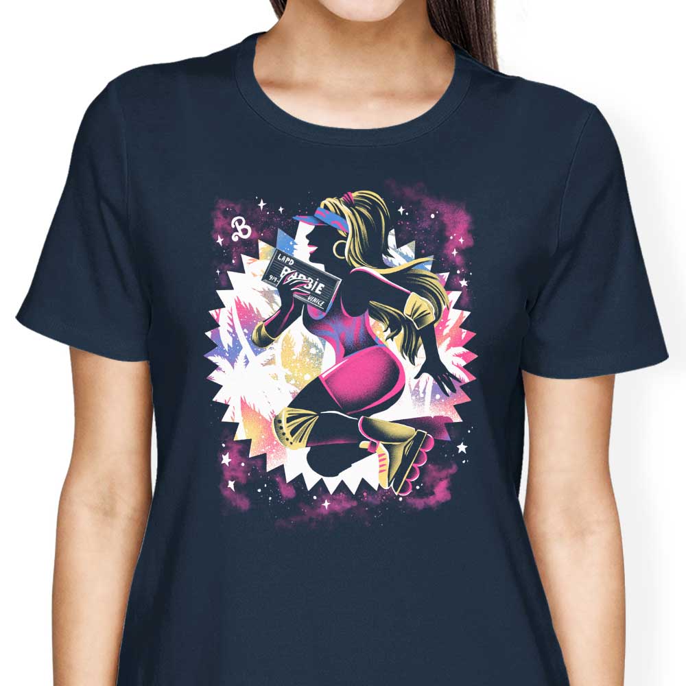 Alemaglia's Malibu Skater Women's Comfortable T-Shirts