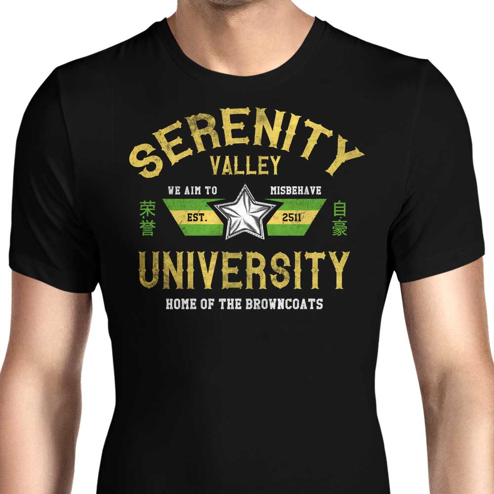 Men's Apparel Collection from Serenity Valley University