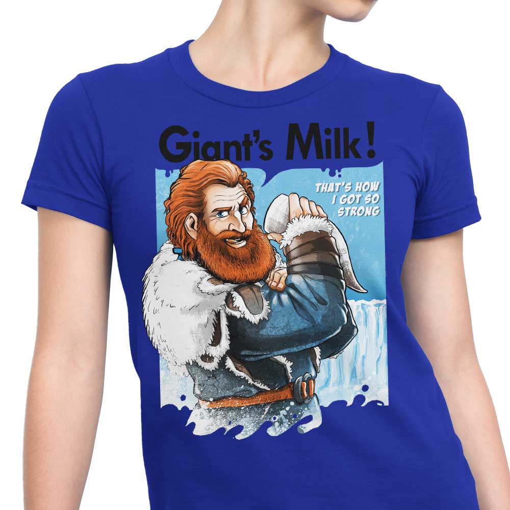 Alemaglia's Giant's Milk Women's Clothing - T-Shirts and Premium T-Shirts