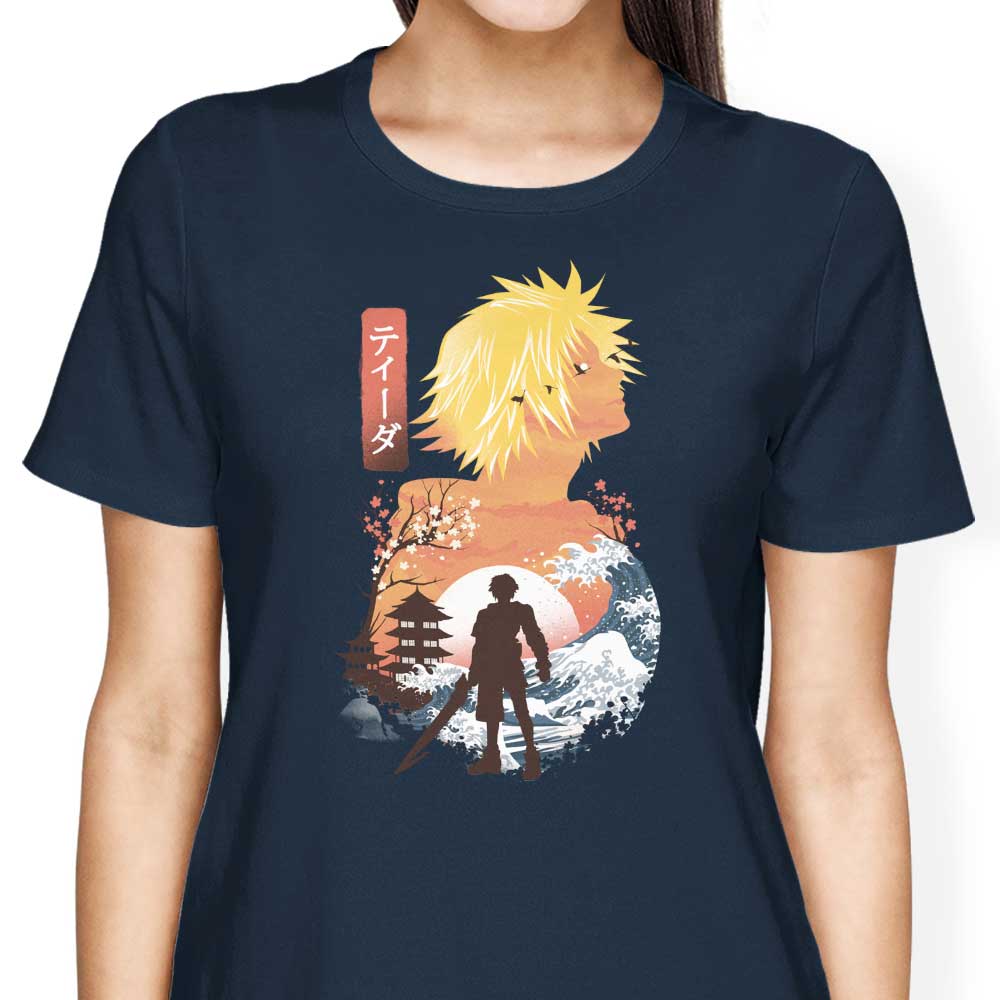 Dandingeroz Tidus Ukiyo-e Women's Fashionable T-Shirts