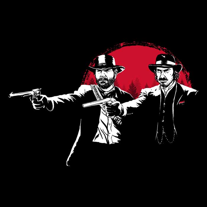 Red Dead Fiction Women's Comfortable Cotton Apparel