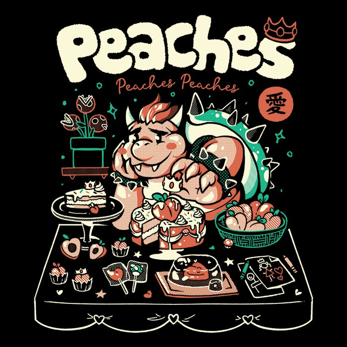Men's Fashionable Peach Picnic Apparel