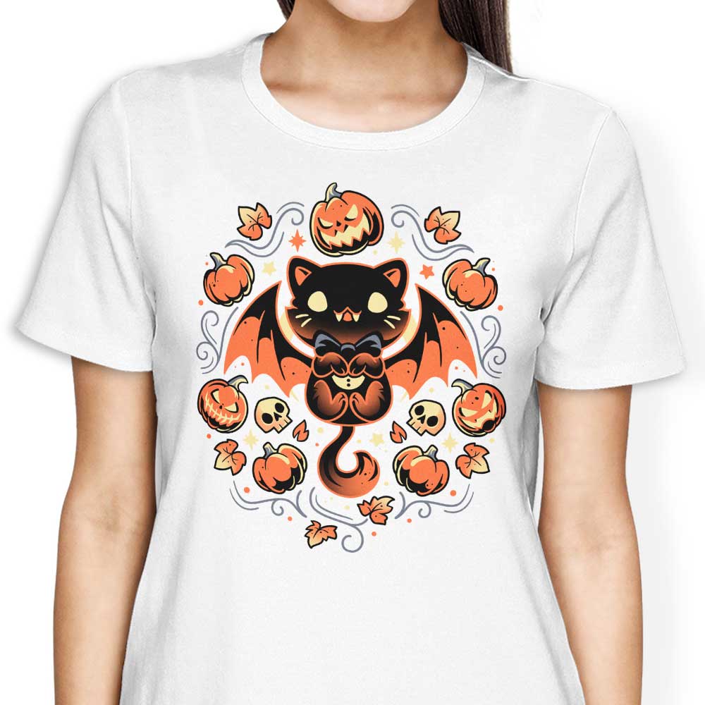 Women's Midnight Vampire Cat Fashion Apparel Collection