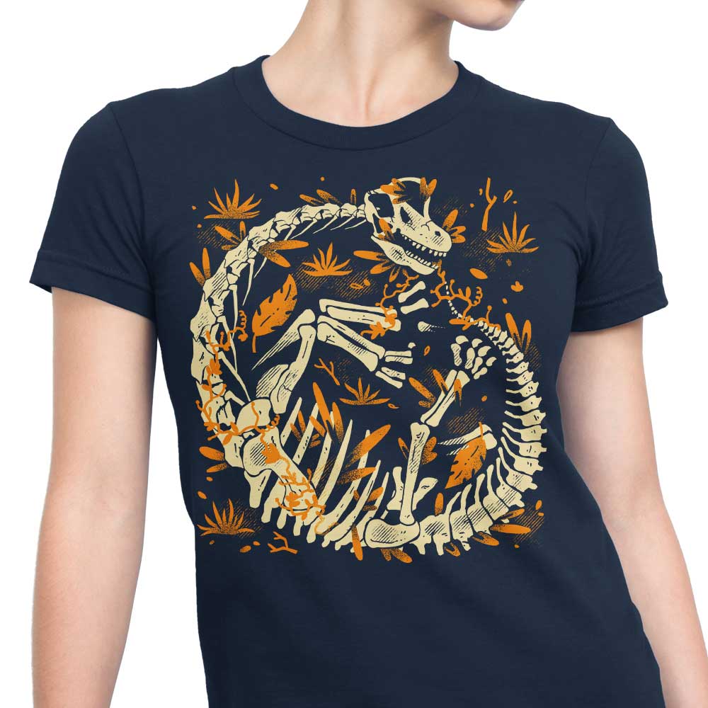 Fossilized Brachio Design - Stylish Women's Apparel