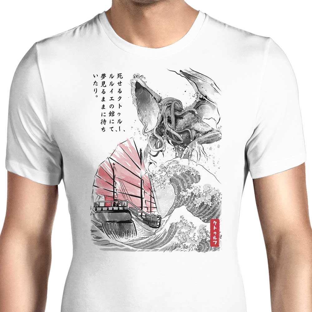 Dr. Monekers' Great Old One Sumi-e Men's Fashionable Apparel