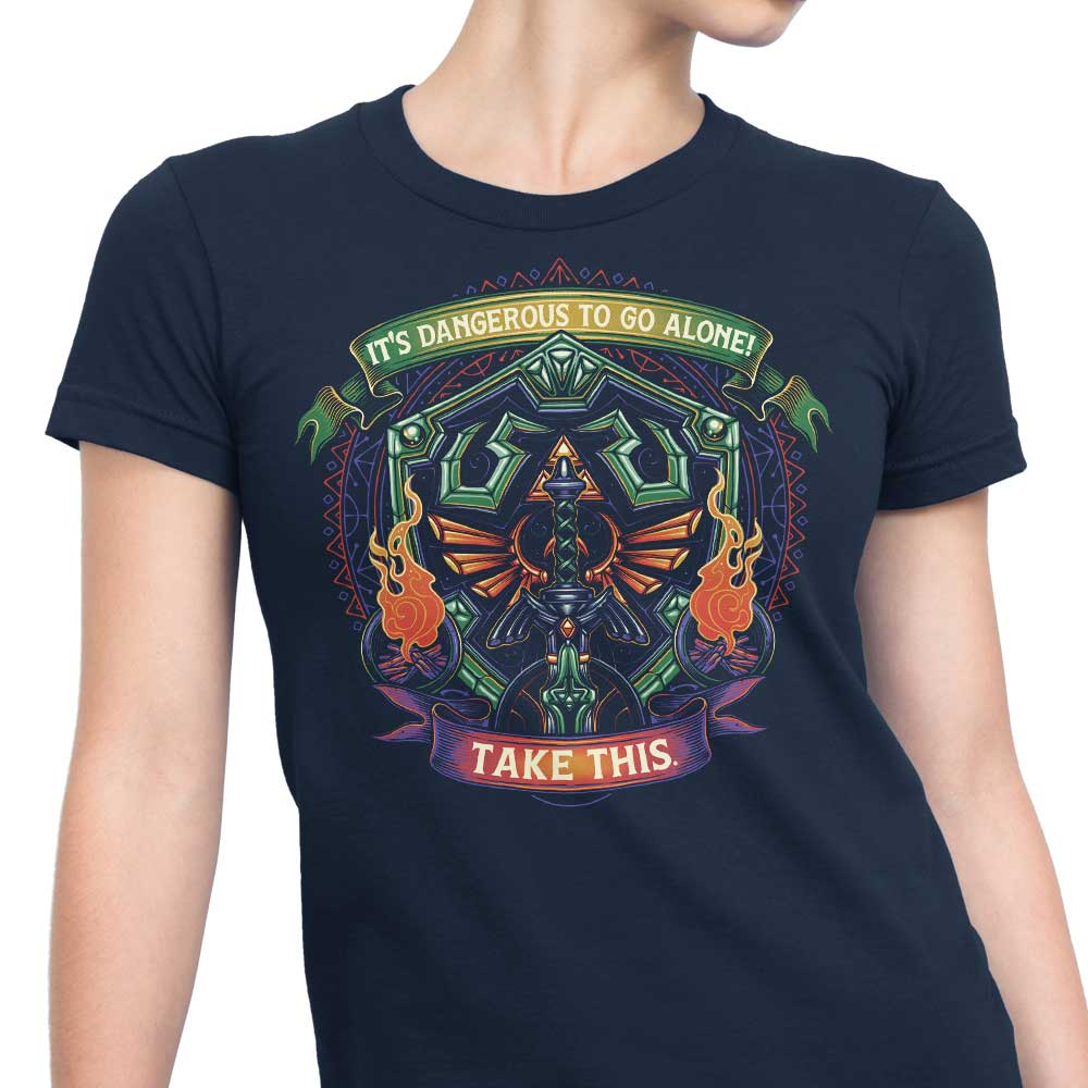Stylish Women's Shield and Sword Apparel Collection