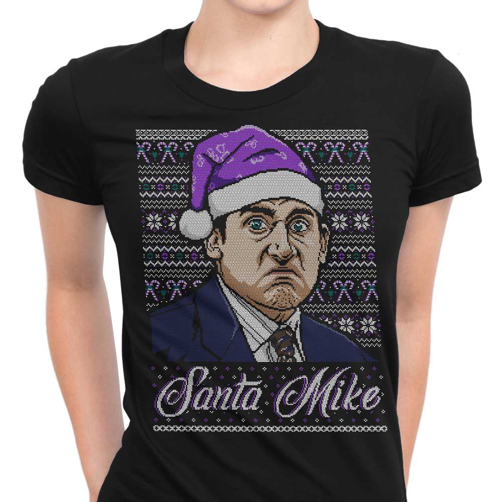 CoD Designs' Santa Mike - Stylish Women's T-Shirts in Various Sizes