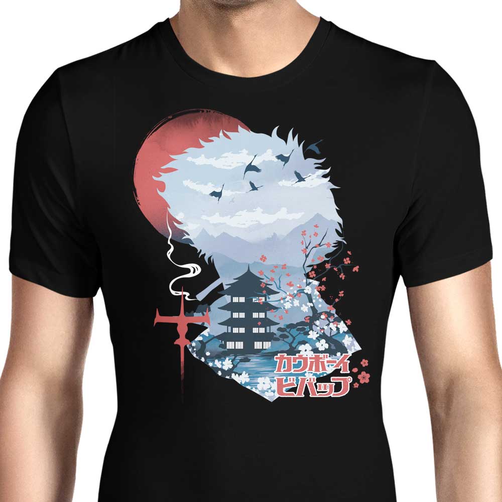Dandingeroz Ukiyo - e Style Men's Cowboy T - Shirts