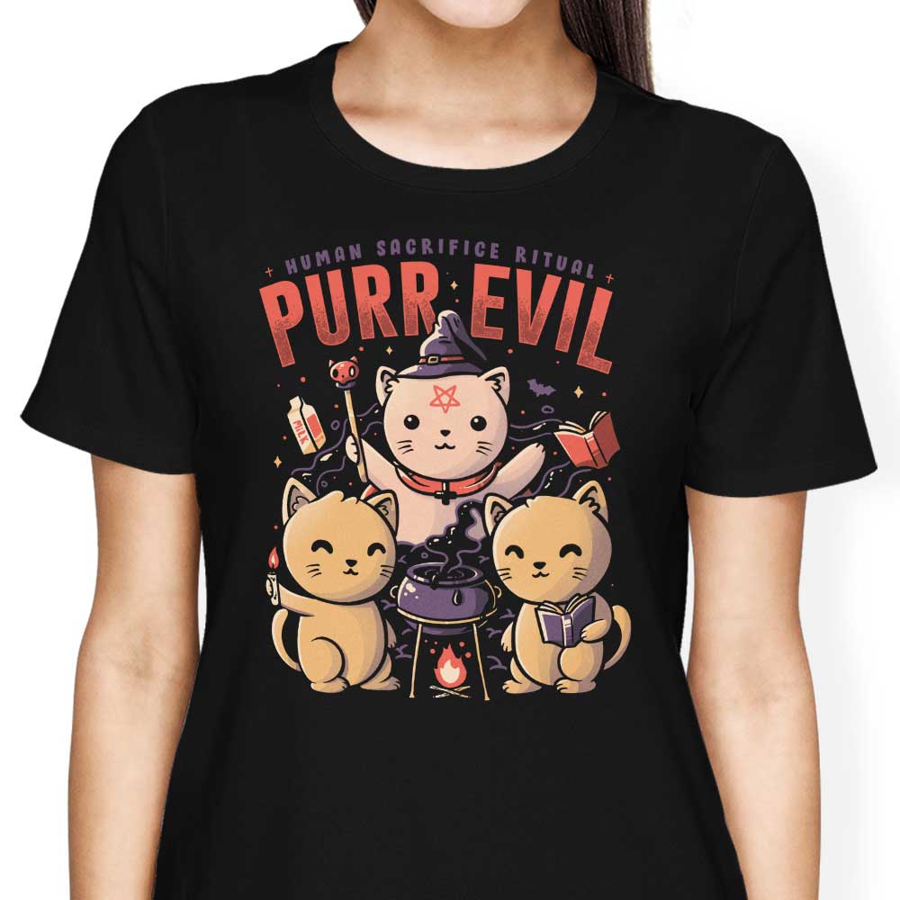 Purr Evil Women's Fashion Apparel - T-Shirts and Premium T-Shirts