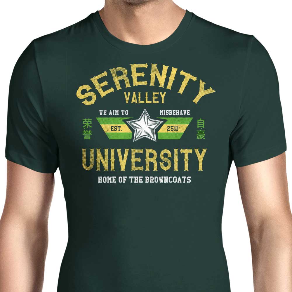 Men's Apparel Collection from Serenity Valley University