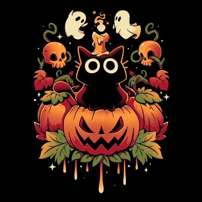 Unique Halloween Candle - Inspired Women's Apparel by Snouleaf