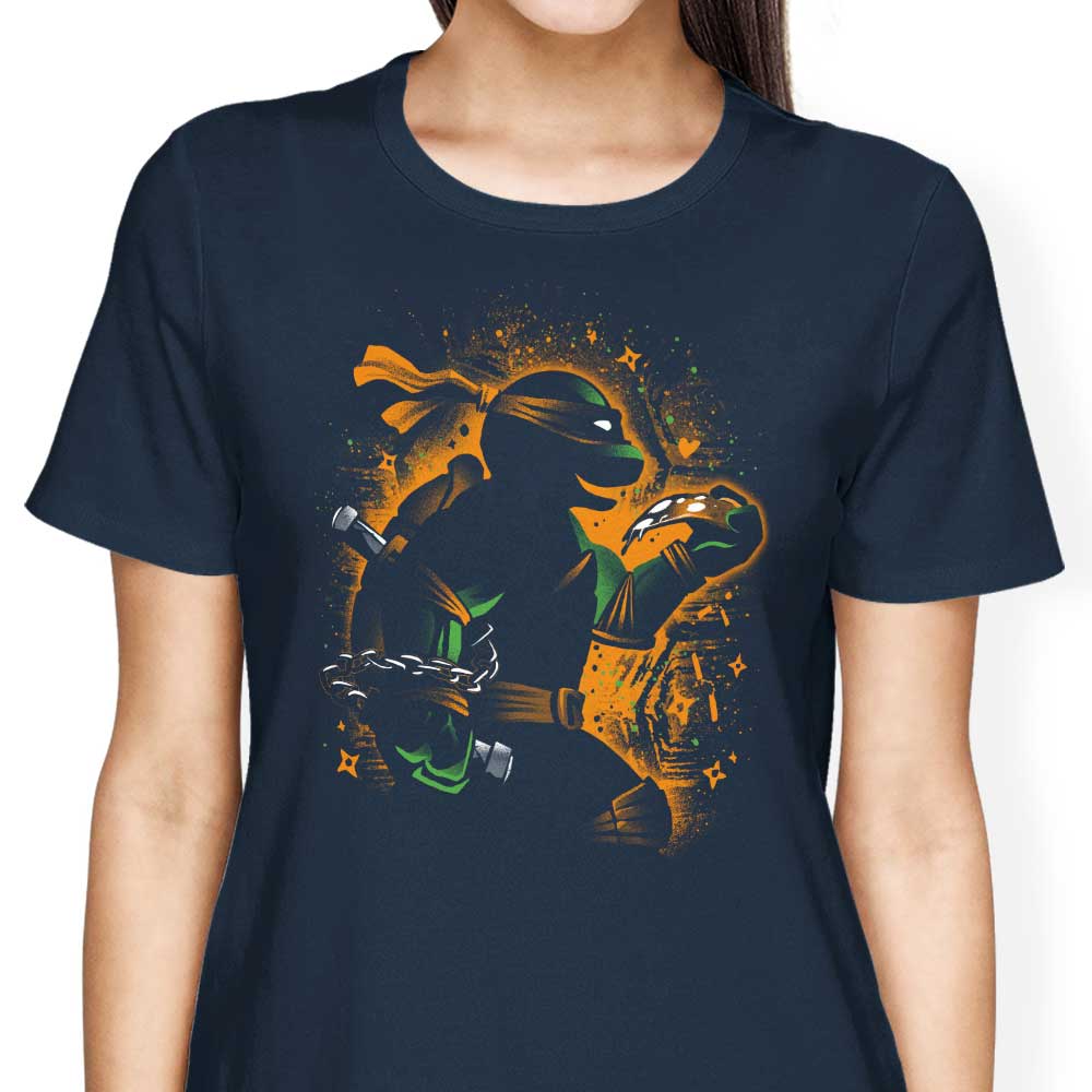 Stylish Orange Partying Ninja Women's Clothing Apparel