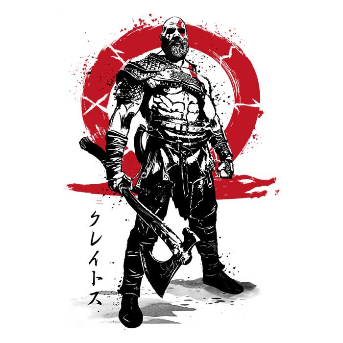Men's Apparel - 'Killer of Gods Sumi - e' Inspired Clothing Collection