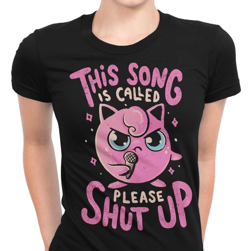 Arigatees 'Please Be Quiet' Women's Fashion Apparel