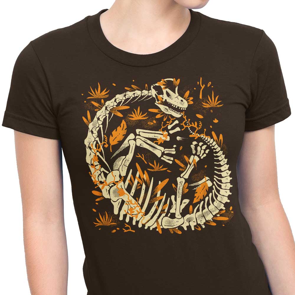 Fossilized Brachio Design - Stylish Women's Apparel
