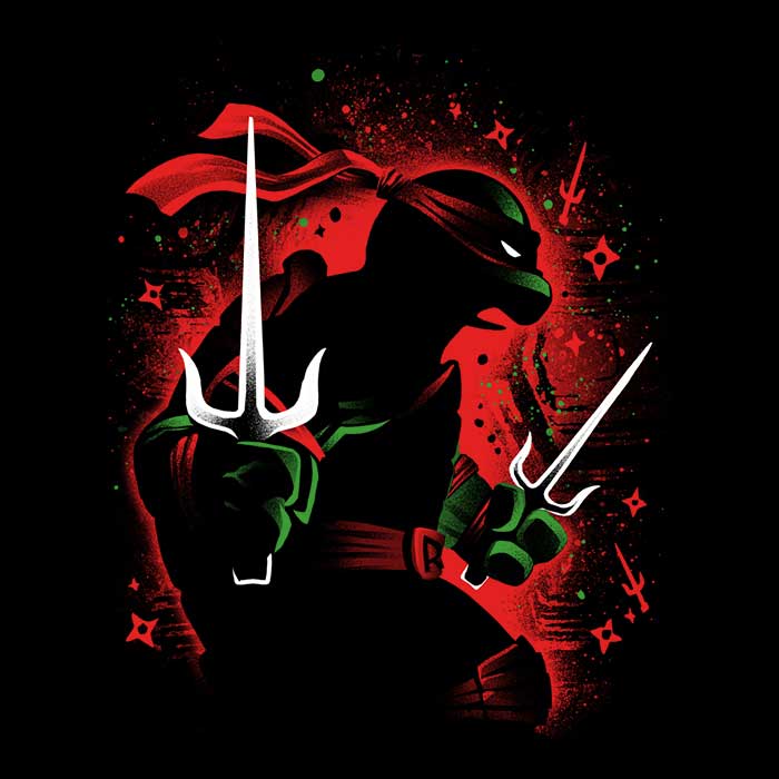 Stylish Red Rebel Ninja Men's Clothing