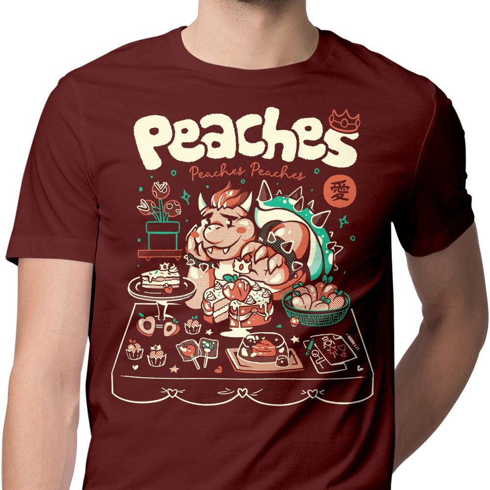 Men's Fashionable Peach Picnic Apparel