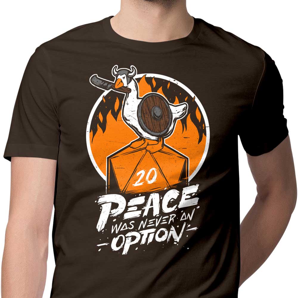 Peace Was Never an Option - Exclusive Men's Clothing Apparel