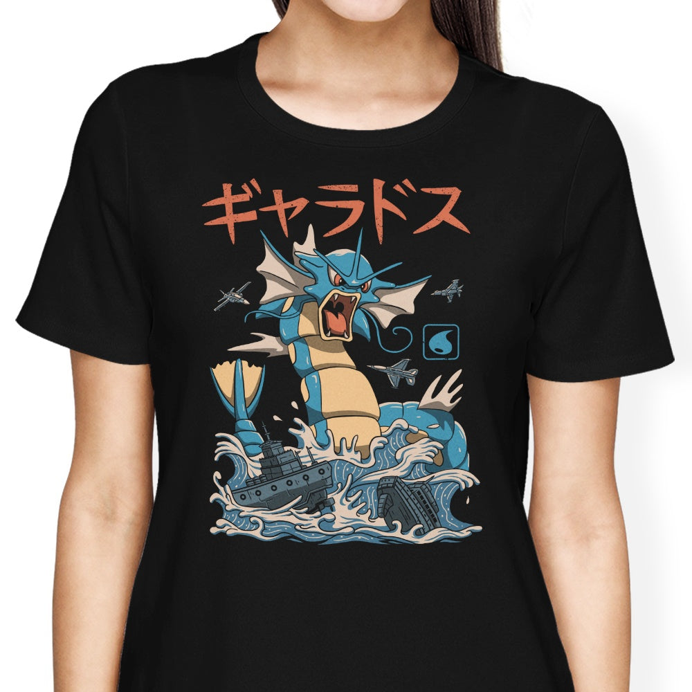 Stylish Women's Water Flying Kaiju Apparel Collection