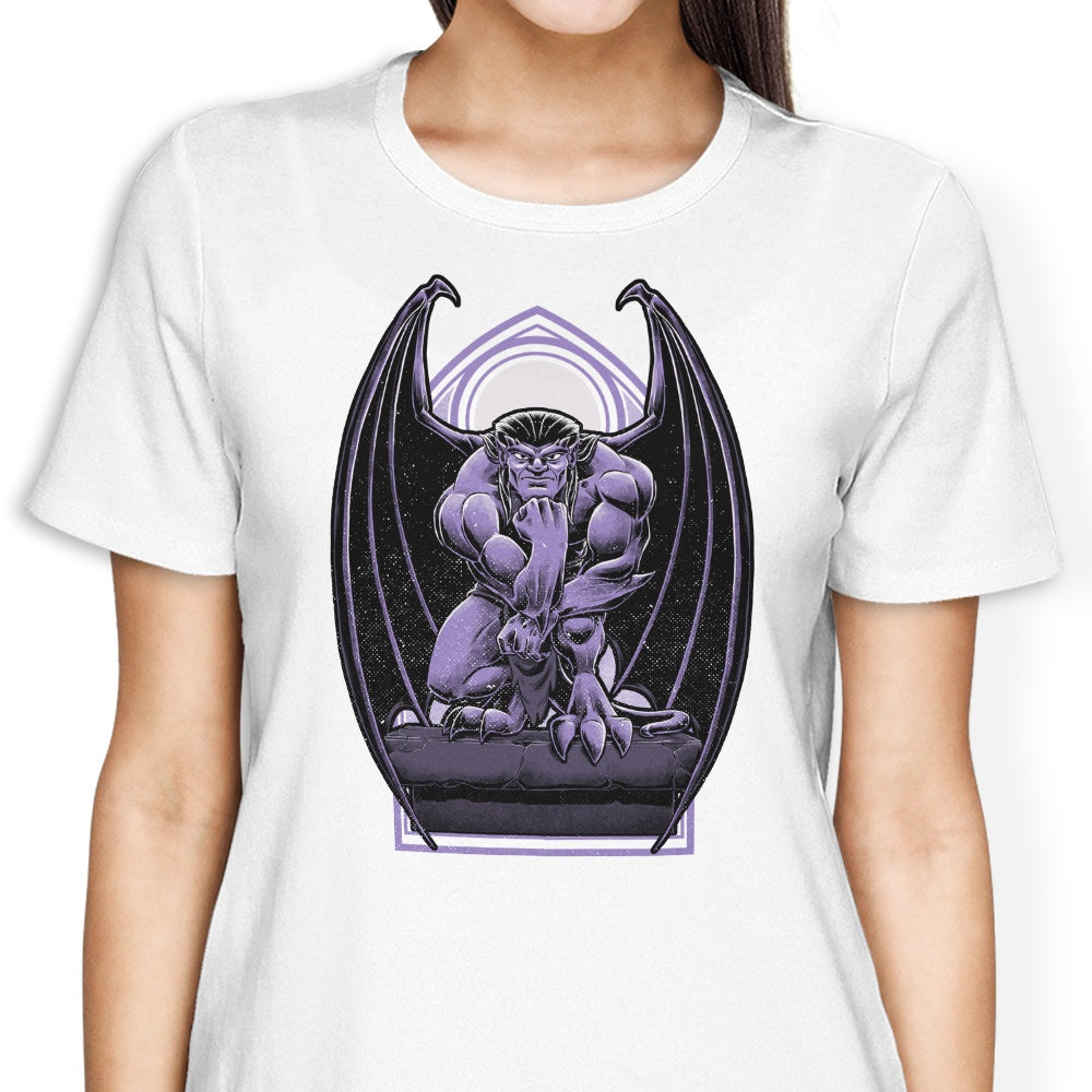 Studio Mootant Gargoyle Statue Design Women's Apparel - T-Shirts and Premium T-Shirts