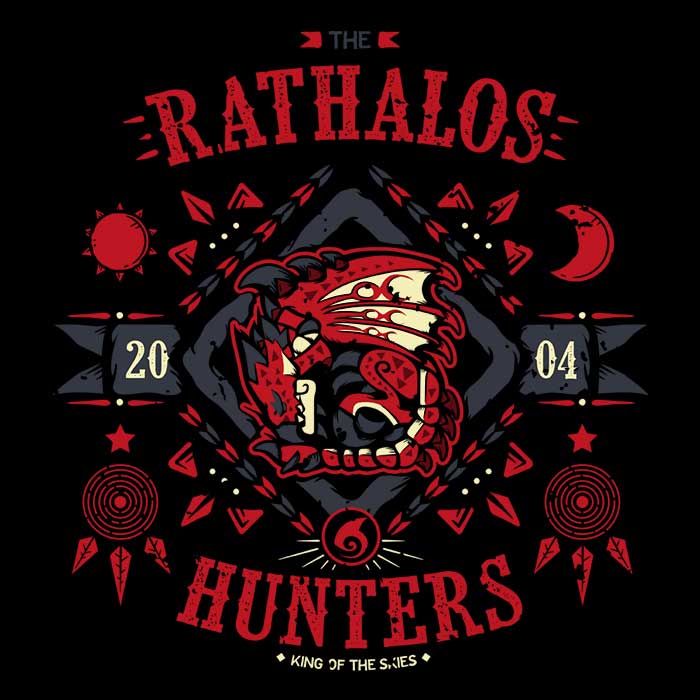 Men's Stylish Rathalos Hunters Apparel by Soulkr