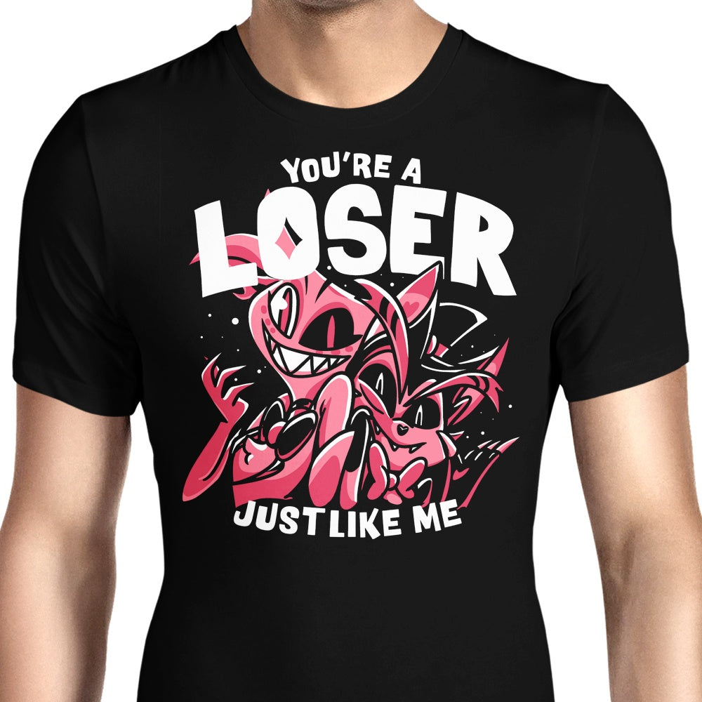 Cool Men's 'Loser, Baby' Apparel by Fitas Artwork