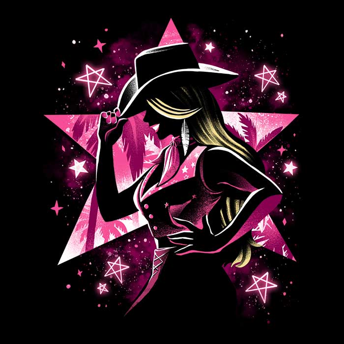 Malibu Cowgirl Women's Fashion Apparel - T-Shirts and Premium T-Shirts