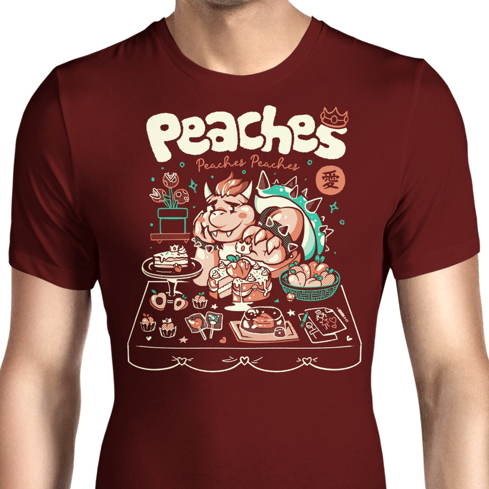Men's Fashionable Peach Picnic Apparel