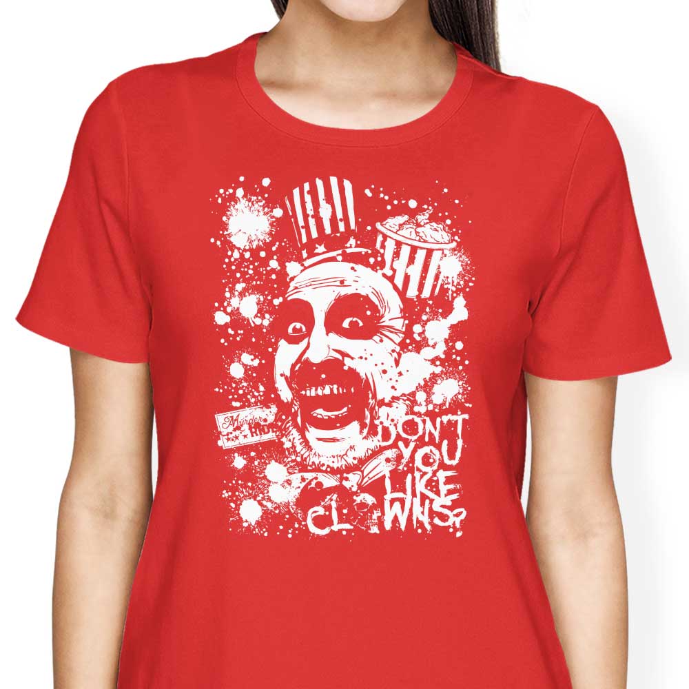 Stylish 'Don't You Like Clowns' Women's Clothing by Arinesart
