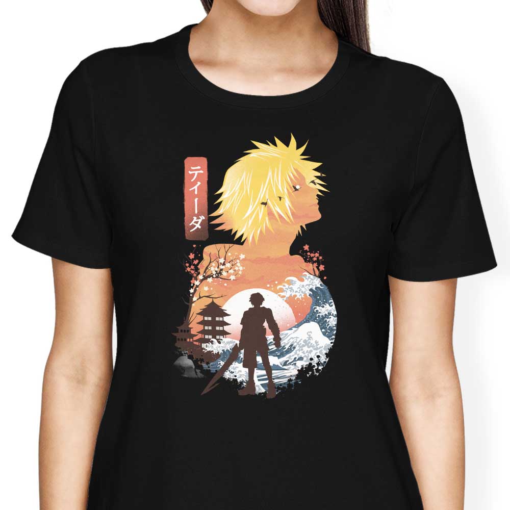 Dandingeroz Tidus Ukiyo-e Women's Fashionable T-Shirts