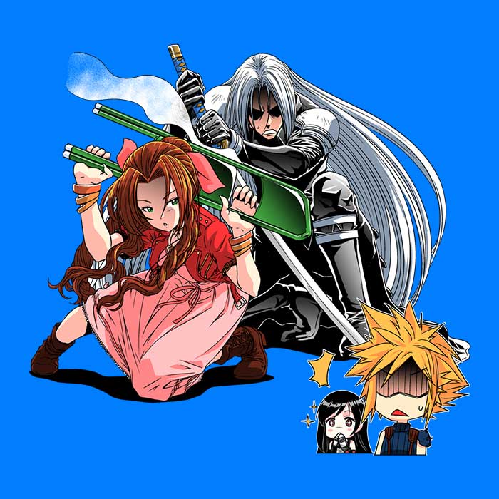 Aerith Ultimate Weapon - High - Quality Men's Clothing Apparel