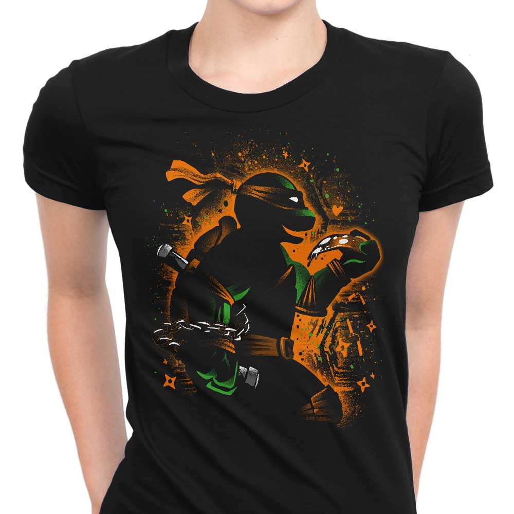 Stylish Orange Partying Ninja Women's Clothing Apparel