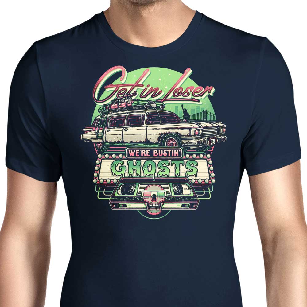 Men's 'Bustin' Ghosts' Stylish Apparel from Momma Gorilla