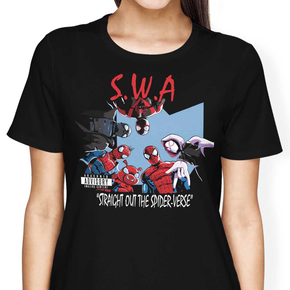 Women's Fashionable Apparel with the 'Spiders with Attitude' Design