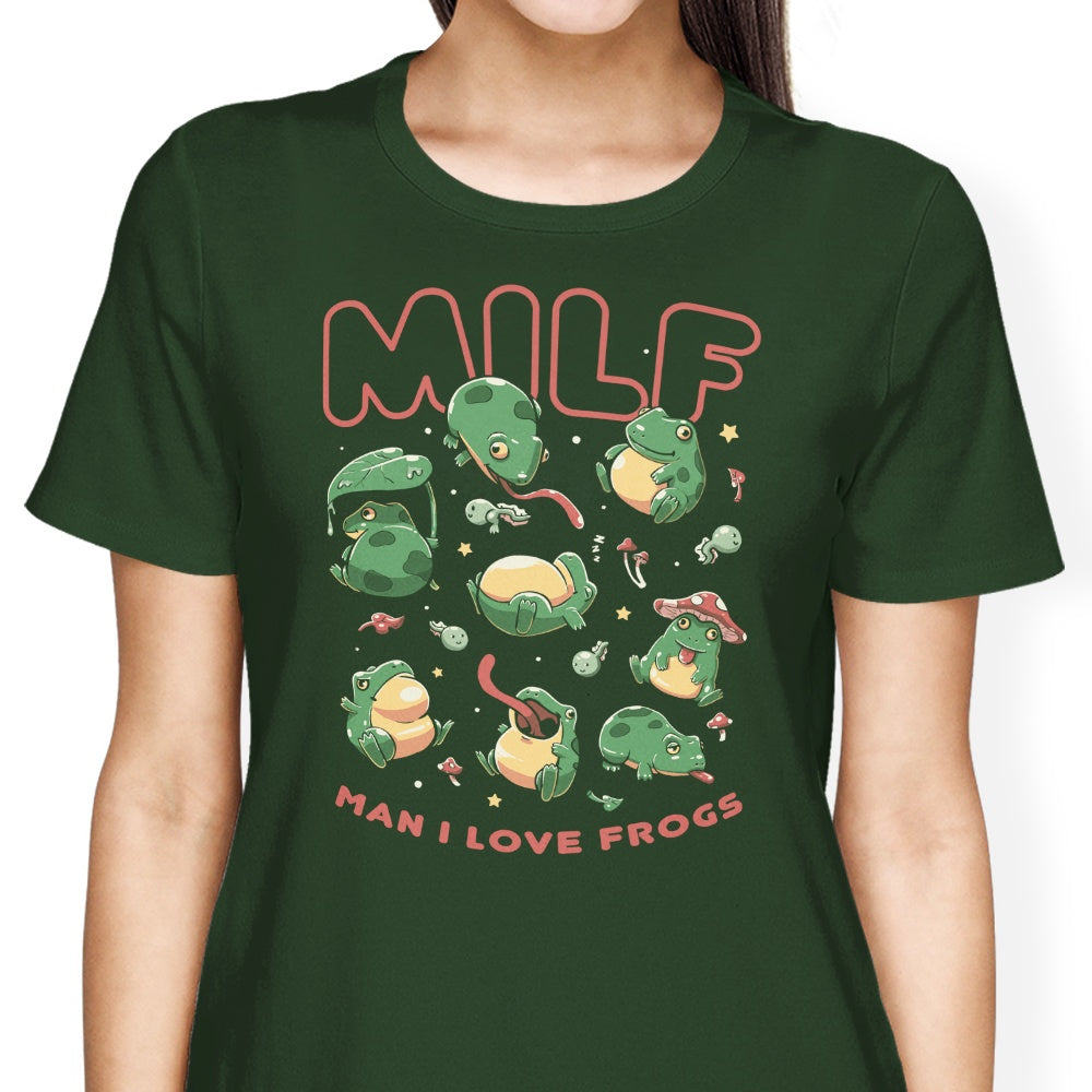 Women's 'I Love Frogs' Fashionable Apparel Collection