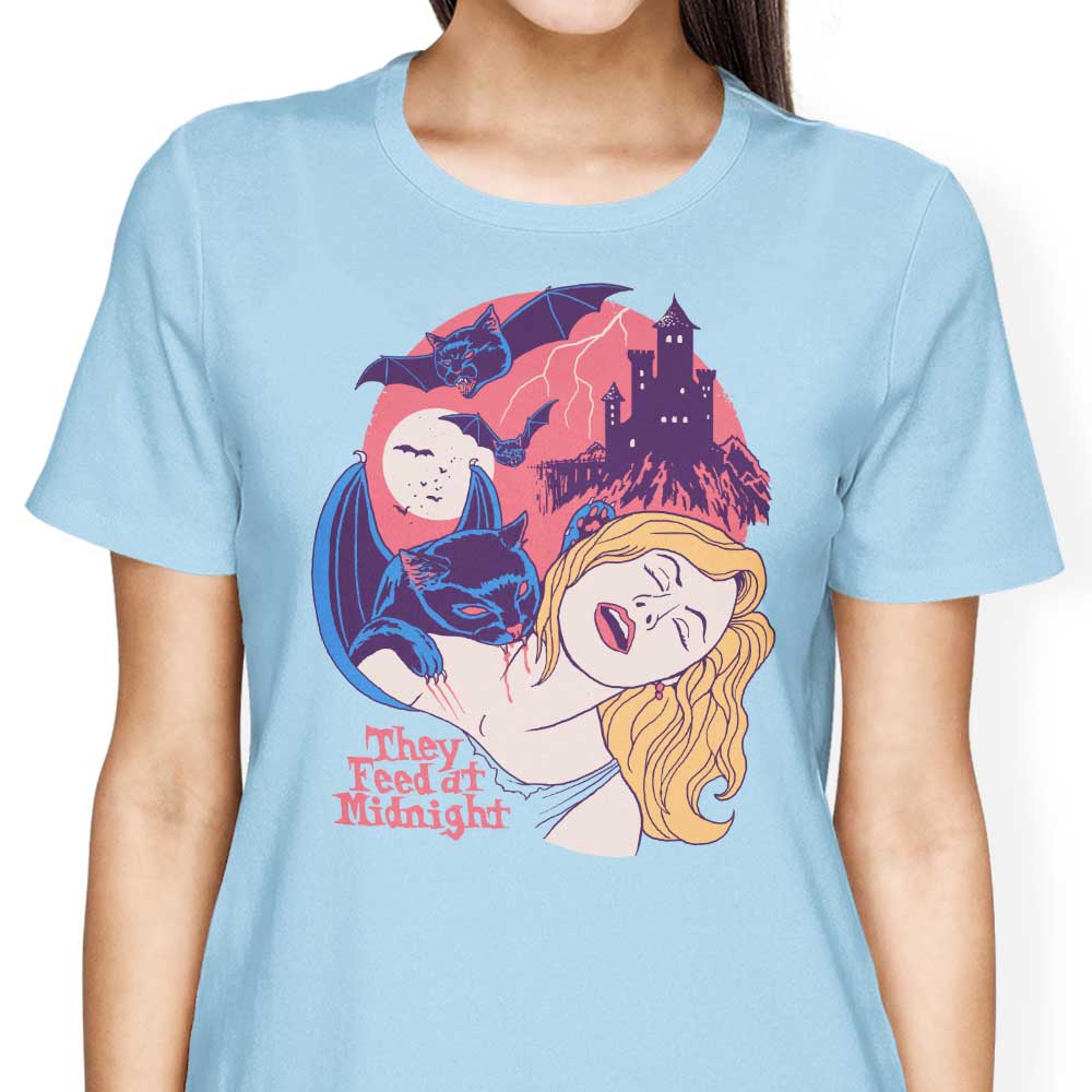 Midnight-Feeding Women's T-Shirts: Comfortable Apparel for All Sizes