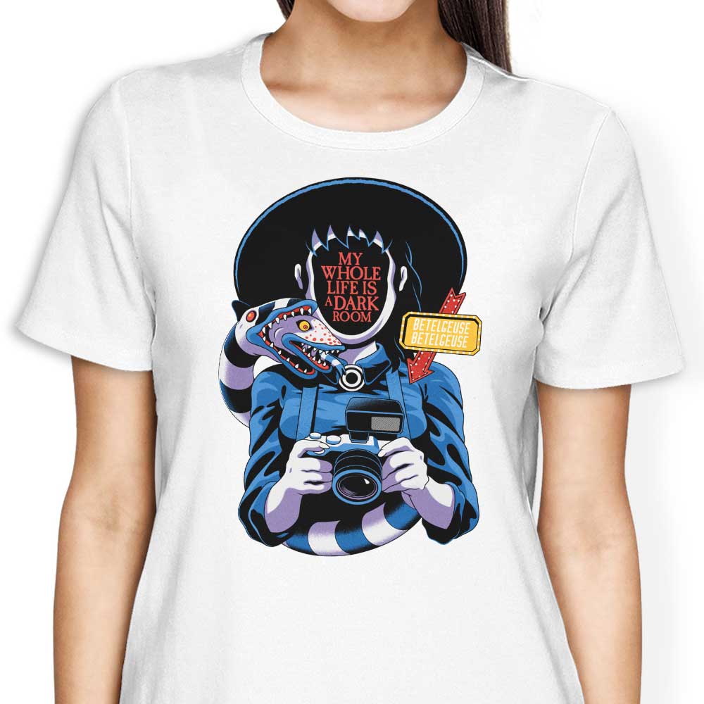 Women's Apparel - 'Life in a Dim Room' T-Shirts