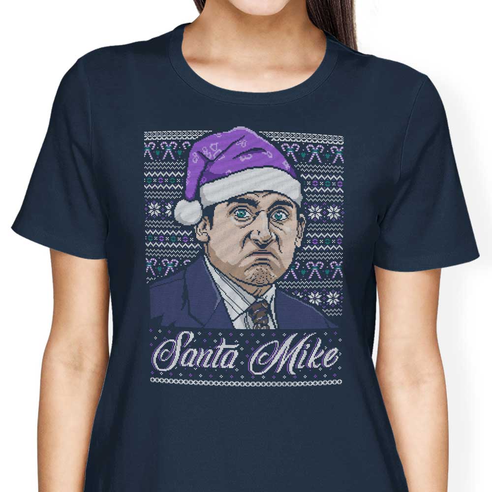 CoD Designs' Santa Mike - Stylish Women's T-Shirts in Various Sizes