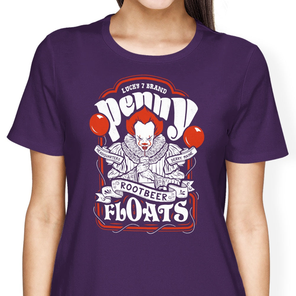 Barrett Biggers' Penny Floats - Women's Comfortable T-Shirts