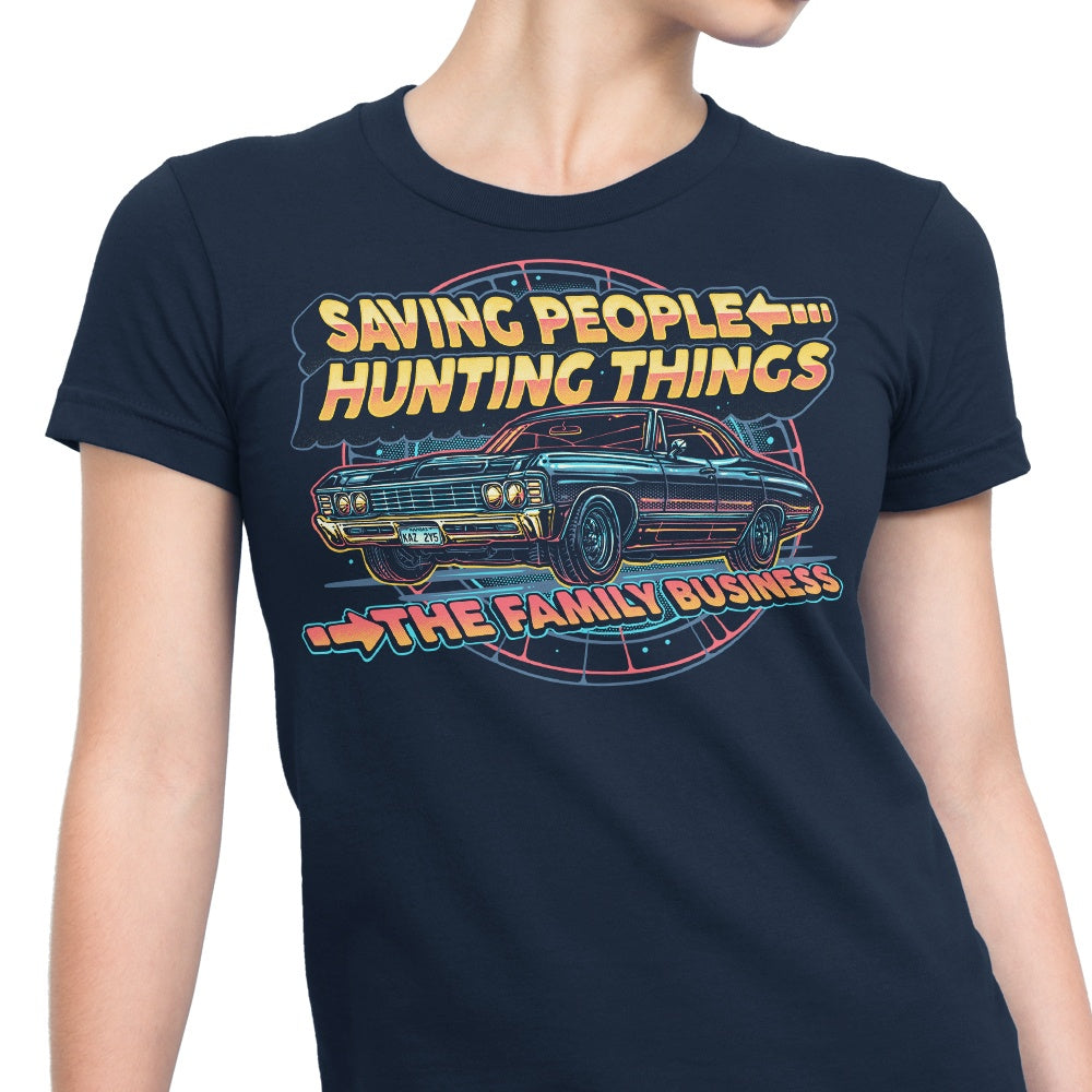 Women's 'Saving People, Hunting Things' Fashion Apparel Collection