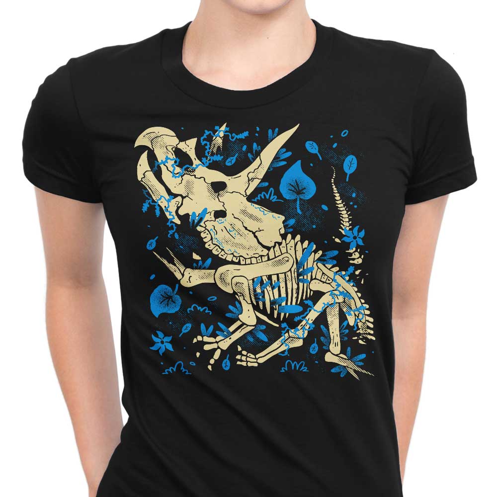 Women's Triceratops Fossils Inspired Apparel by Fitas Artwork