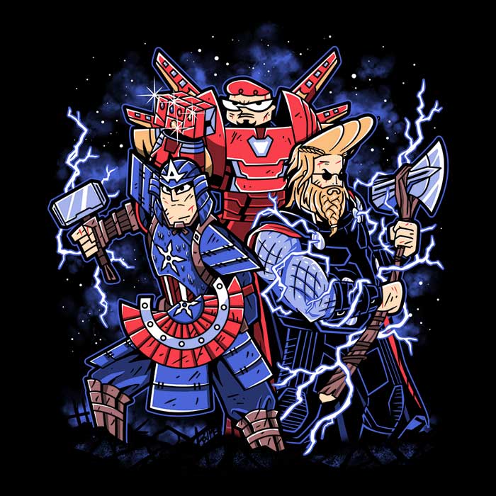 Prime Premne Design's Toonvengers Trinity Women's Fashionable Apparel