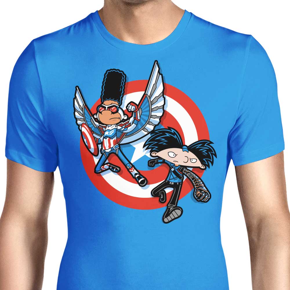 Captain Tallhair and Football Soldier - Stylish Men's Clothing Apparel