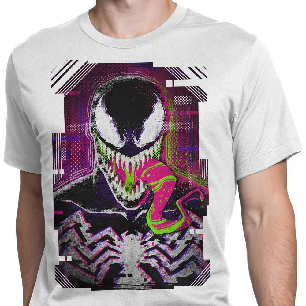 Men's Glitched Symbiote Apparel Collection - T-Shirts and Premium T-Shirts