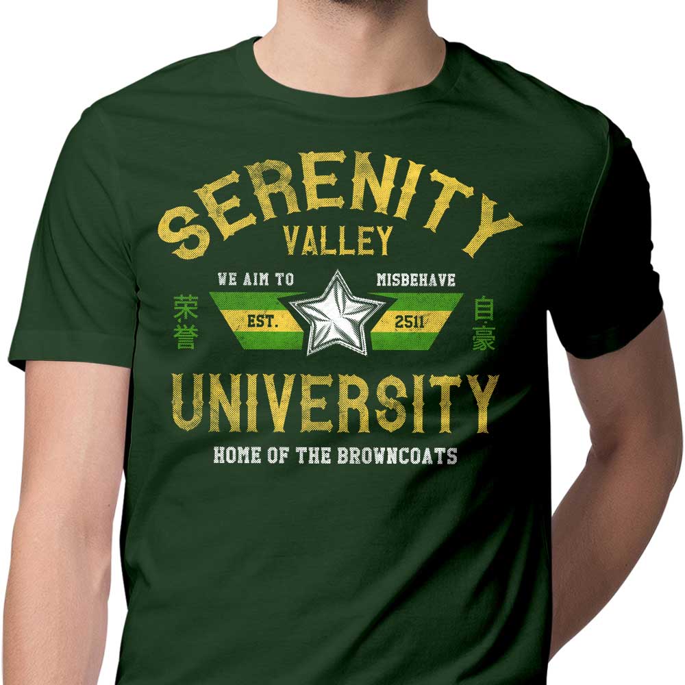 Men's Apparel Collection from Serenity Valley University