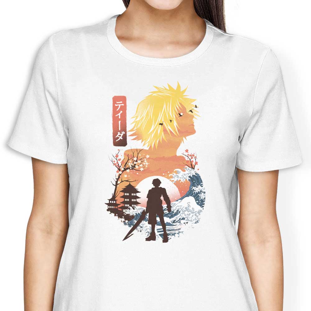 Dandingeroz Tidus Ukiyo-e Women's Fashionable T-Shirts