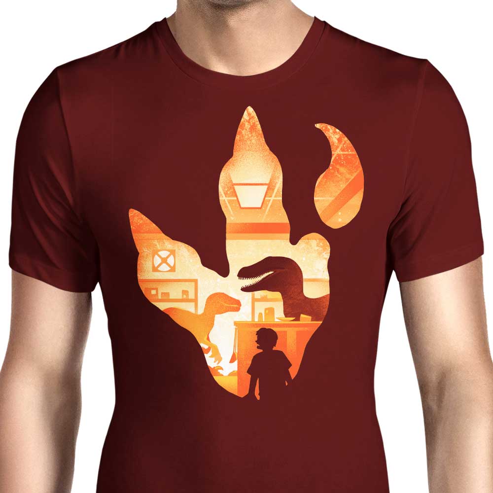 Men's Velociraptor Footprint Apparel - Clothing for Fashion - Forward Guys